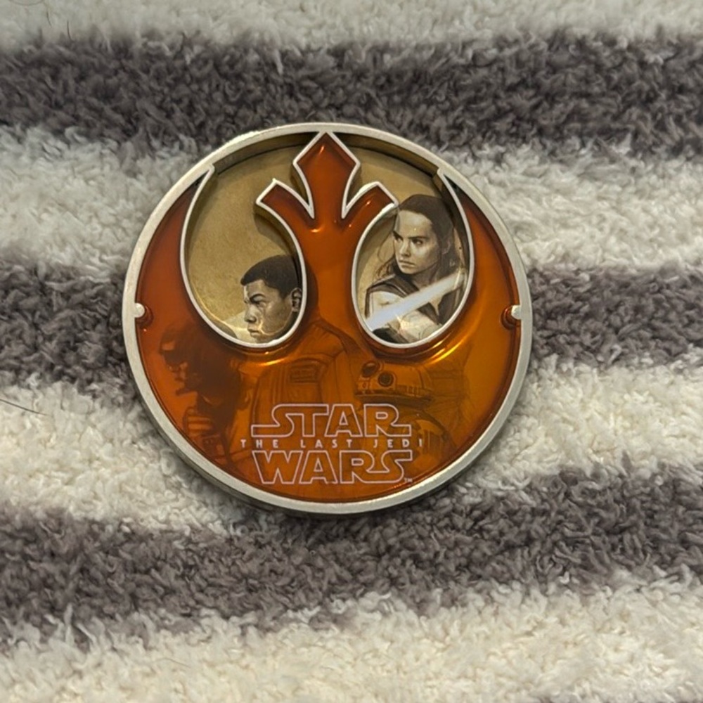 Star Wars Orange Enamel Pin